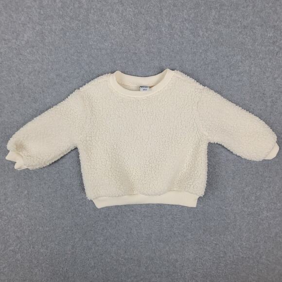 Old Navy Sweater Size 6-12 Months Sherpa Fleece Sweater - Picture 1 of 6